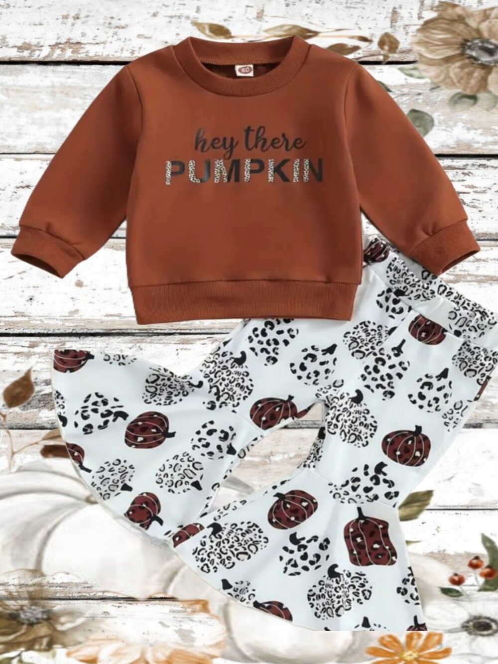 Fall, Thanksgiving Girls outfit, 9-12months, pumpkins, orange white